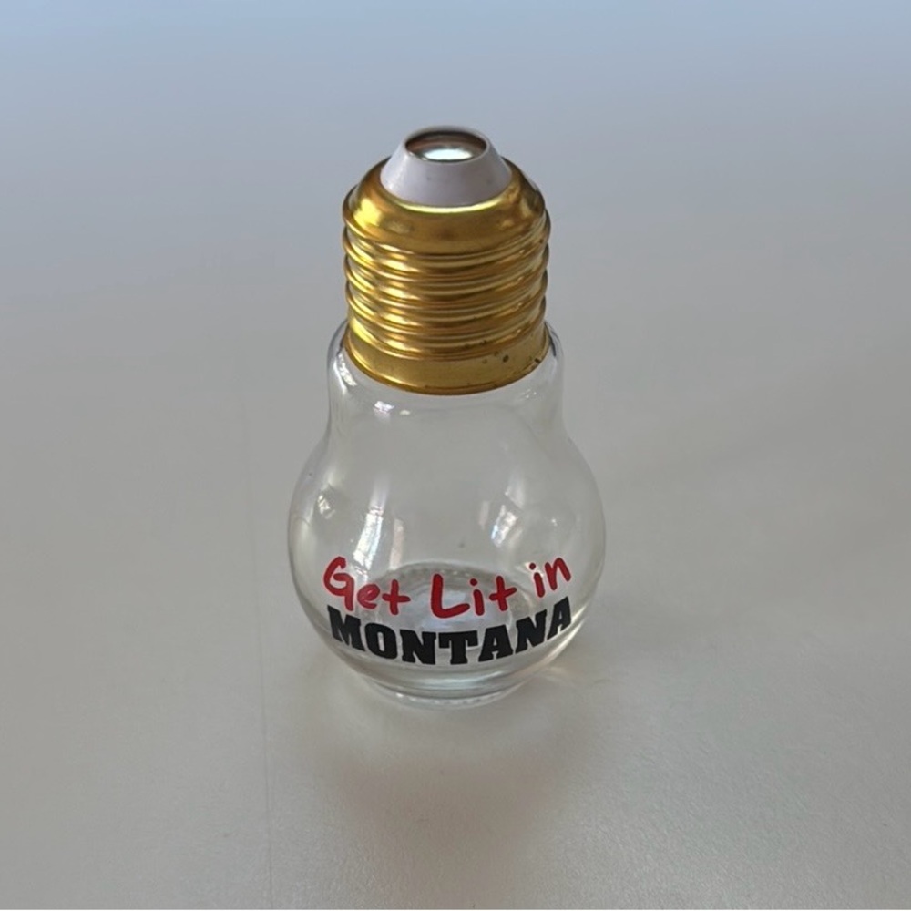 New “Get Lit in Montana” Novelty Lightbulb Shot Glass